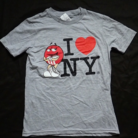 m&m I Love NY Youth Shirt S - NWT - Picture 1 of 2